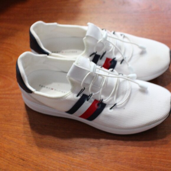Women's Tommy Hilfiger Sneakers, White, Size 8 - Picture 3 of 3
